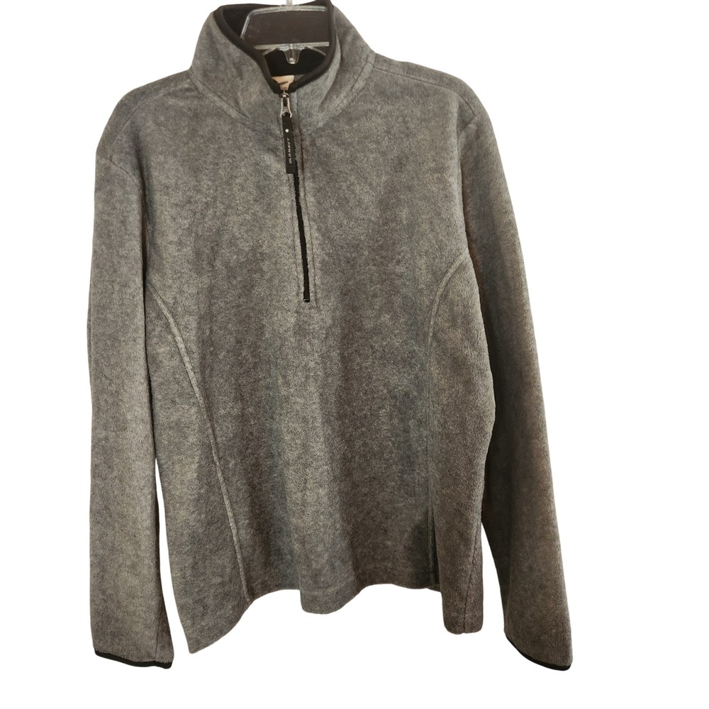 Old Navy Women's Gray Performance Fleece 1/4 Zip Pullover XXL NEW